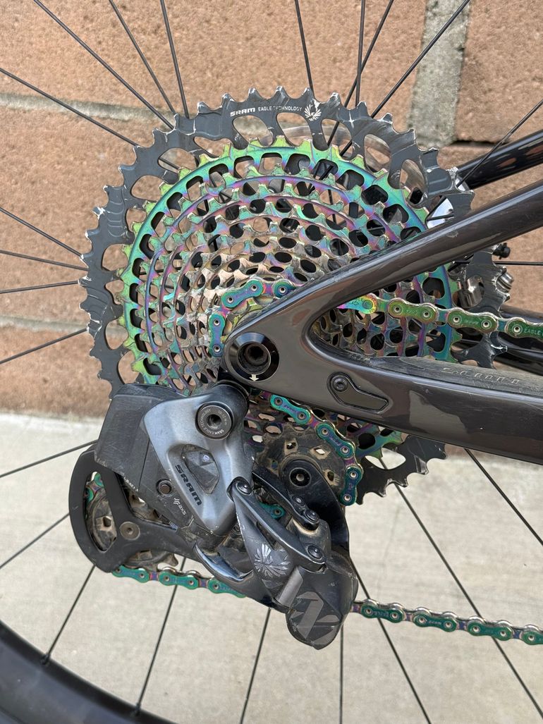 Used Scott Spark RC 900 SL AXS 2021 2021 Mountainbike, Green, 29 — image 5 of 16