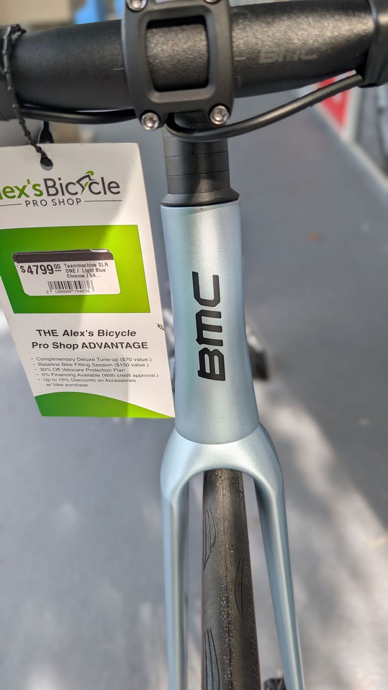 Used BMC Teammachine SLR ONE 2027 2027 Road & Gravel, Blue — image 4 of 5