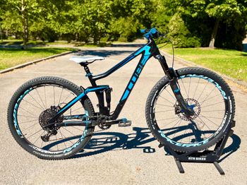 Used CUBE STEREO 140 C:62 SL 29 2017 2017 Mountainbike, Black — image 2 of 10