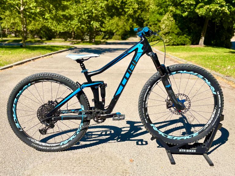 Used CUBE STEREO 140 C:62 SL 29 2017 2017 Mountainbike, Black — image 2 of 10