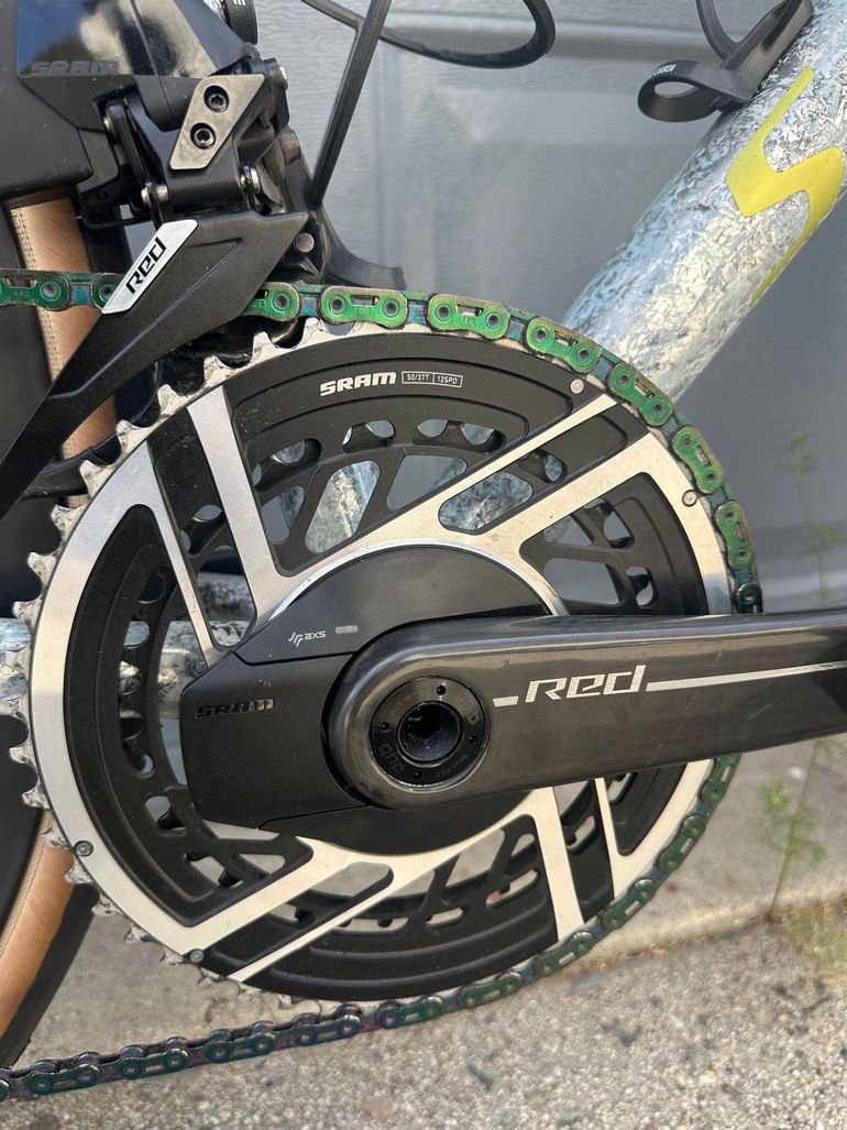 Used Specialized S-Worke SL8 Custom SRAM Red eTap AXS 2026 Road & Gravel, Light Gray — image 8 of 13
