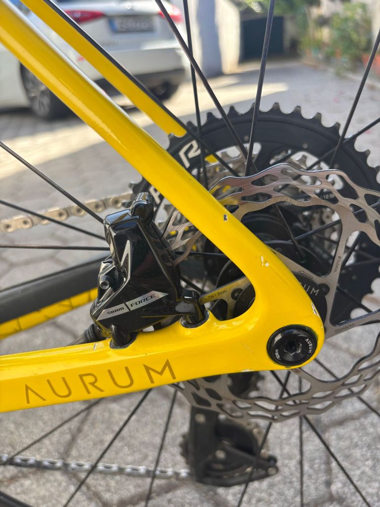 Used Aurum Custom SRAM Force 2024 Road & Gravel, Orange — image 4 of 8