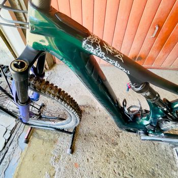 Gebrauchtes Specialized Turbo Levo SL Comp Carbon 2021 Mountainbike, Grün — Bild 6 von 9