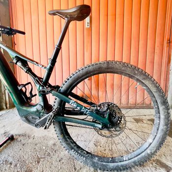 Gebrauchtes Specialized Turbo Levo SL Comp Carbon 2021 Mountainbike, Grün — Bild 8 von 9