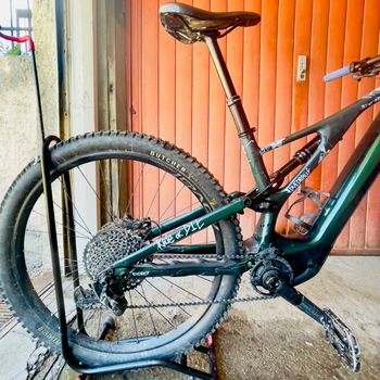Gebrauchtes Specialized Turbo Levo SL Comp Carbon 2021 Mountainbike, Grün — Bild 3 von 9