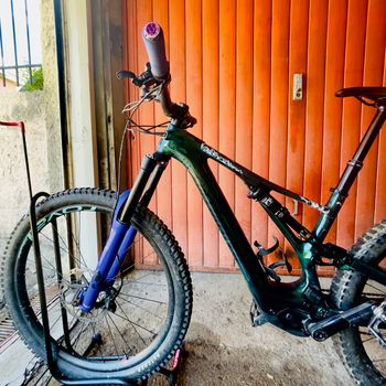 Gebrauchtes Specialized Turbo Levo SL Comp Carbon 2021 Mountainbike, Grün — Bild 7 von 9