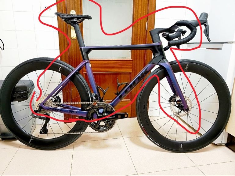 Used LOOK 795 Blade Rs EQUIPO COFIDIS TOPE GAMA CAMALEÓN Frameset 2025 Road & Gravel, Purple — image 1 of 15