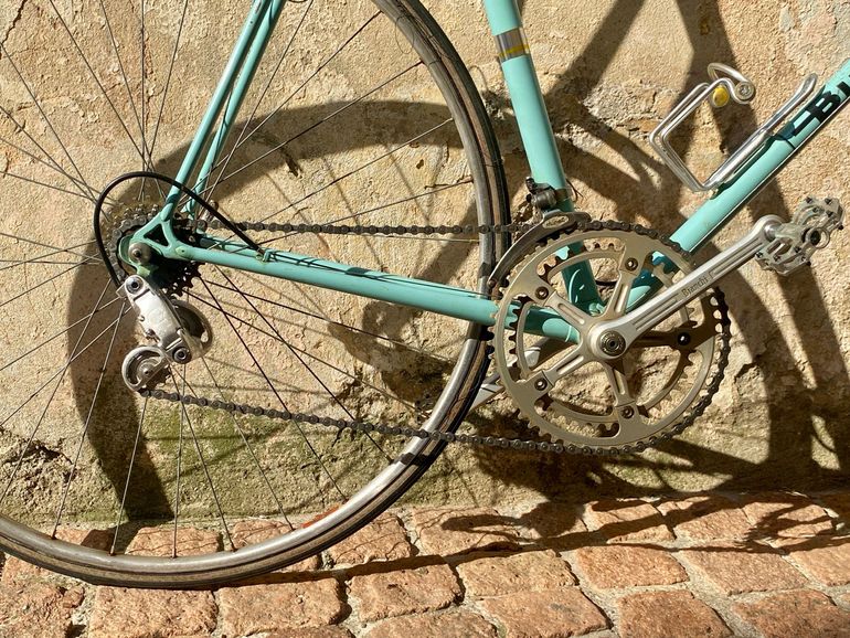 Brugt Bianchi Custom Campagnolo Record 1982 Road & Gravel — billede 6 af 19