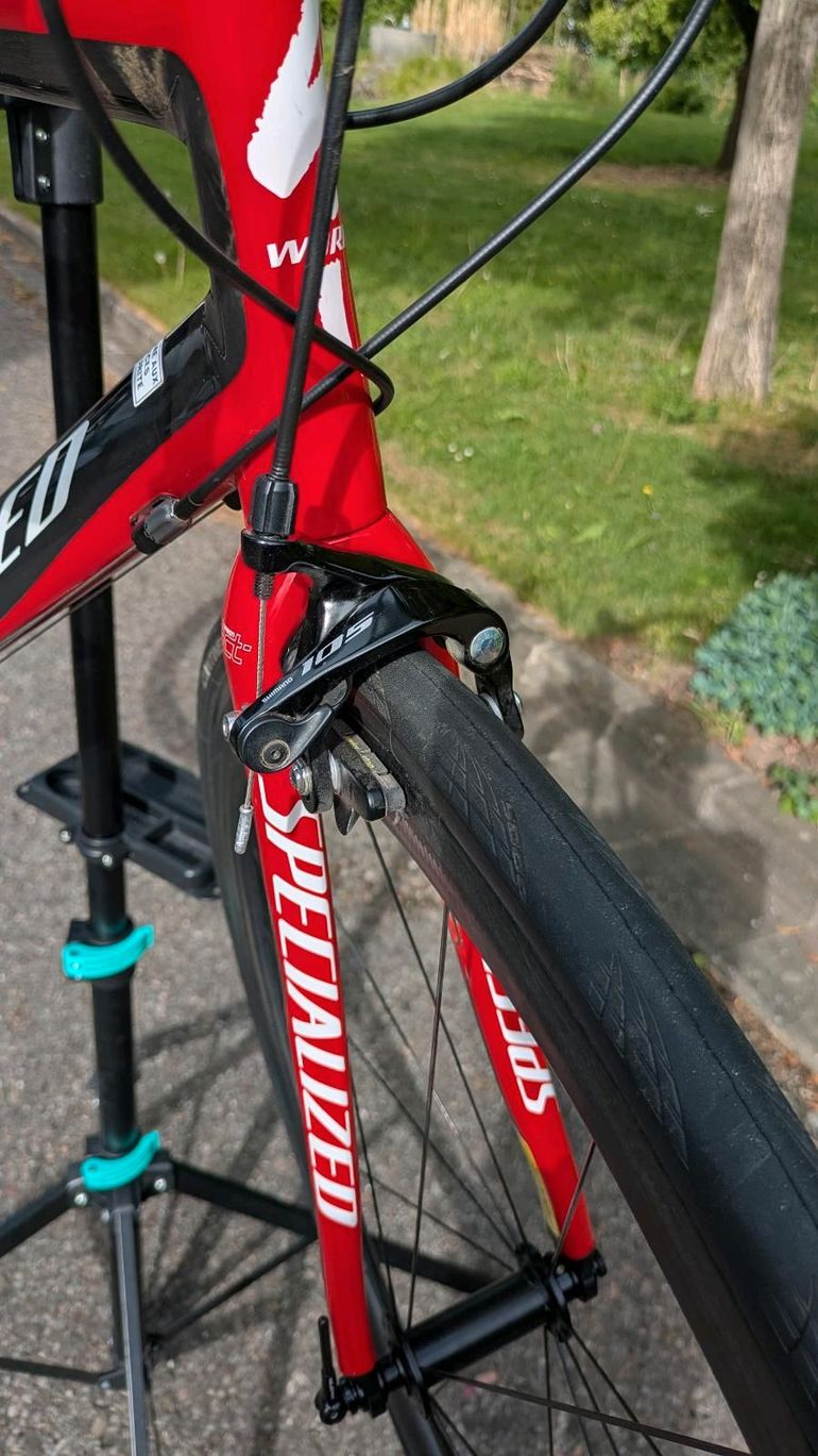 Gebrauchtes Specialized S-Works Roubaix 2006 Road & Gravel, Rot — Bild 8 von 9