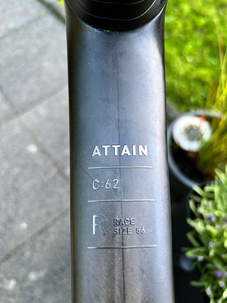 Used CUBE ATTAIN C:62, RACE 2026 2026 Road & Gravel, Black — image 3 of 3