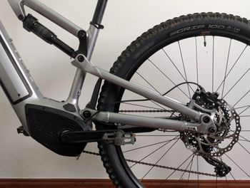 Used ROCKRIDER E-Mountainbike 29 Zoll E-EXPL 500S vollgefedert grau-metallic 2025 2025 Mountainbike, Light Gray, 29 — image 6 of 8