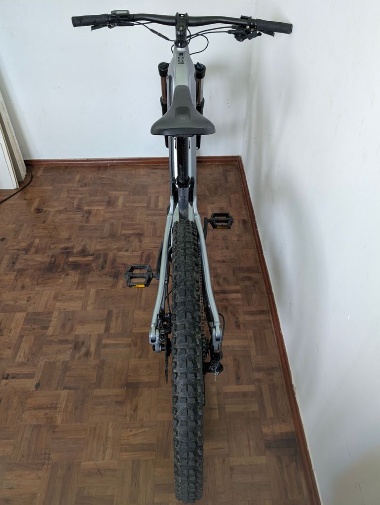 Used ROCKRIDER E-Mountainbike 29 Zoll E-EXPL 500S vollgefedert grau-metallic 2025 2025 Mountainbike, Light Gray, 29 — image 8 of 8