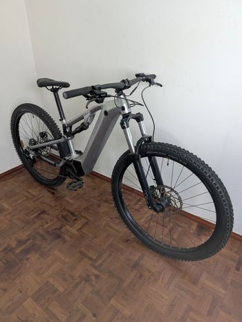 Used ROCKRIDER E-Mountainbike 29 Zoll E-EXPL 500S vollgefedert grau-metallic 2025 2025 Mountainbike, Light Gray, 29 — image 3 of 8