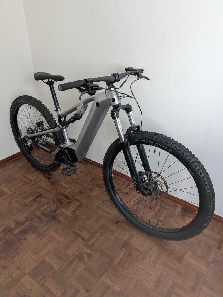 Used ROCKRIDER E-Mountainbike 29 Zoll E-EXPL 500S vollgefedert grau-metallic 2025 2025 Mountainbike, Light Gray, 29 — image 3 of 8