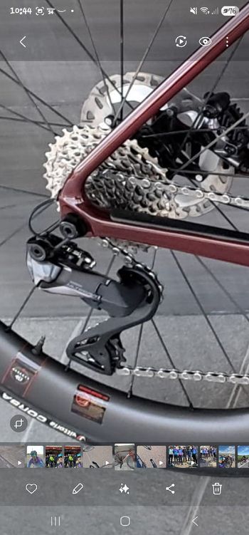 Used Cervélo Caledonia-5 Shimano Ultegra Di2 2025 Road & Gravel, Red — image 4 of 4