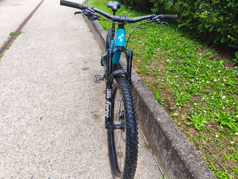 Used CUBE STEREO ONE55 C:62, SLX 29 2024 2024 Mountainbike, Blue, 29 — image 7 of 8
