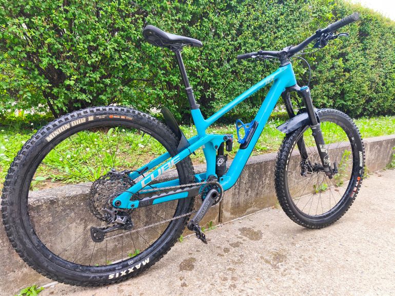 Used CUBE STEREO ONE55 C:62, SLX 29 2024 2024 Mountainbike, Blue, 29 — image 3 of 8