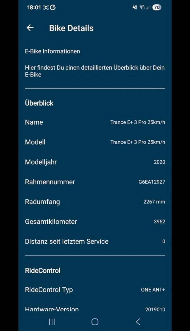 Gebrauchtes Giant Trance E+ 3 Pro 2020 2020 Mountainbike, Rot, 27.5 — Bild 10 von 11