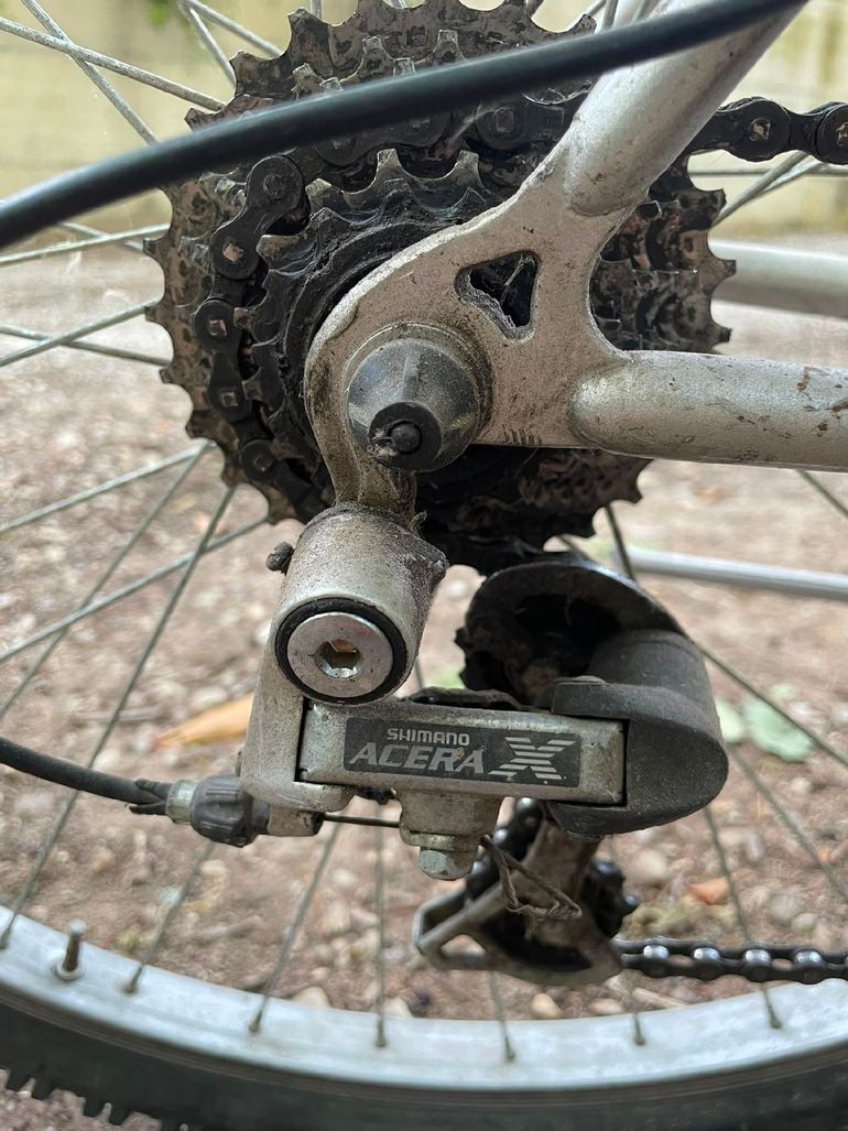 Used Custom Custom Shimano 105 1998 Mountainbike, Light Gray — image 3 of 4