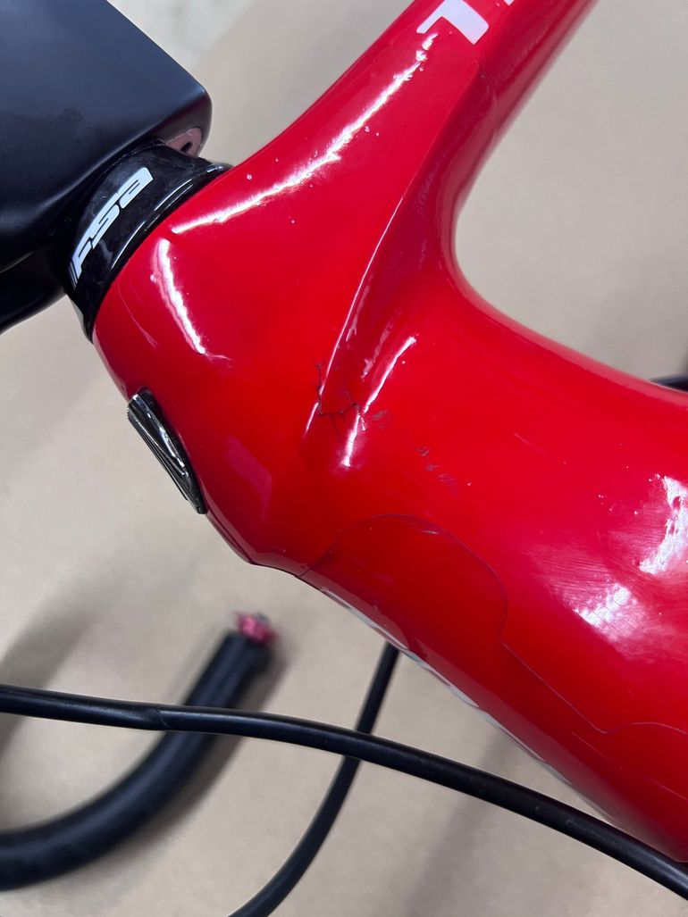 Used Trek Émonda SLR 7 Disc 2020 Frameset 2020 Road & Gravel, Red — image 4 of 12