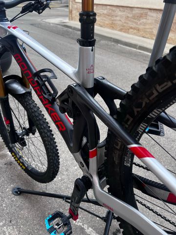 Gebrauchtes Mondraker Superfoxy Carbon RR 2021 2021 Mountainbike, Hellgrau, 29 — Bild 10 von 15