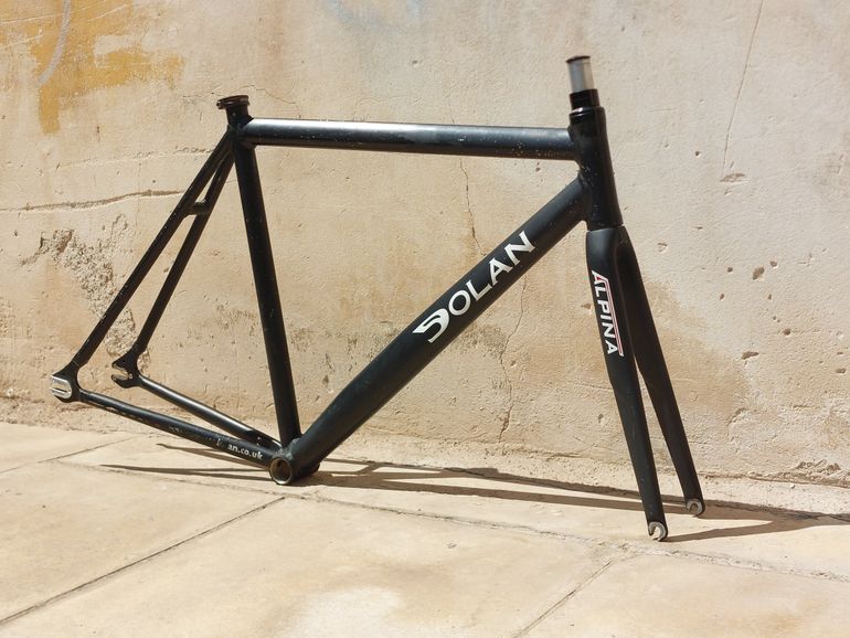 Used Dolan Precursa Track Frame Frameset 2016 Road & Gravel, Black — image 2 of 12