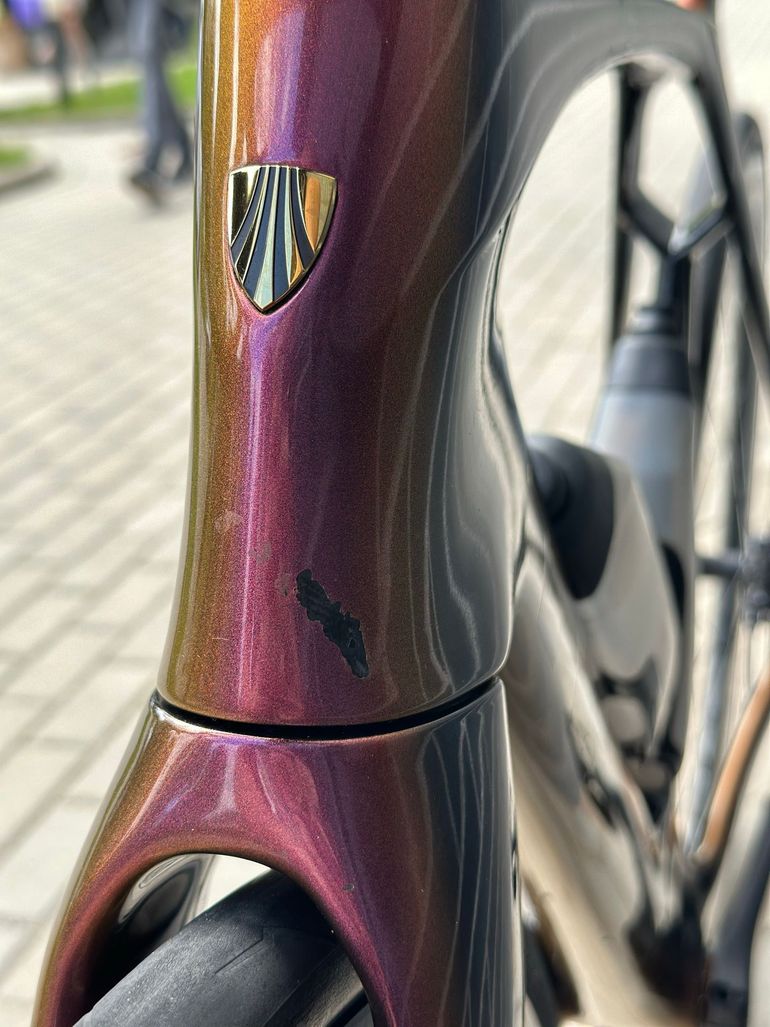 Used Trek Madone SLR 7 Gen 7 2024 2024 Road & Gravel, Orange — image 15 of 16