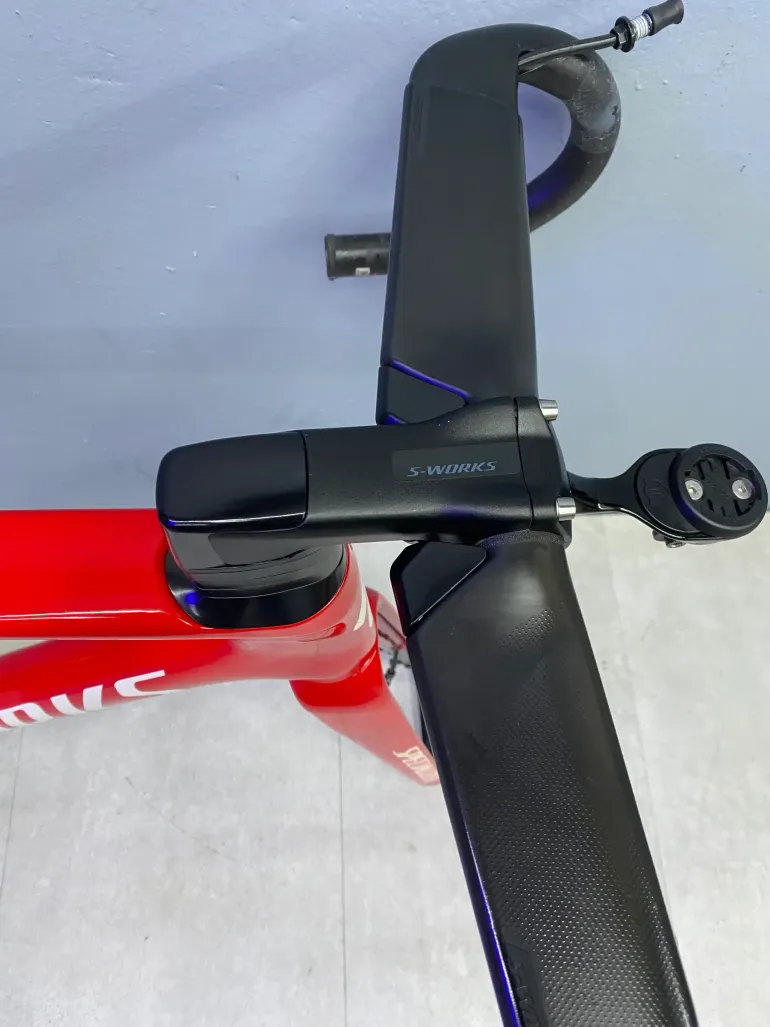 Used Specialized S-Works Tarmac SL7 - Dura Ace Di2 2022 Frameset 2022 Road & Gravel, Red — image 4 of 8