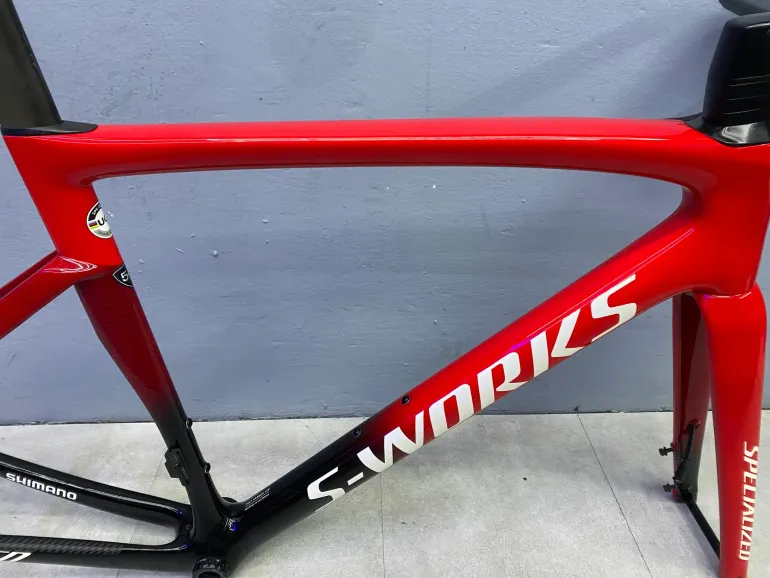 Used Specialized S-Works Tarmac SL7 - Dura Ace Di2 2022 Frameset 2022 Road & Gravel, Red — image 8 of 8