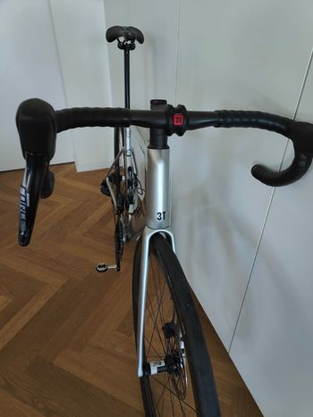 3T Custom SRAM Force eTap AXS 2024 Road & Gravel usato, Grigio chiaro — immagine 7 di 7