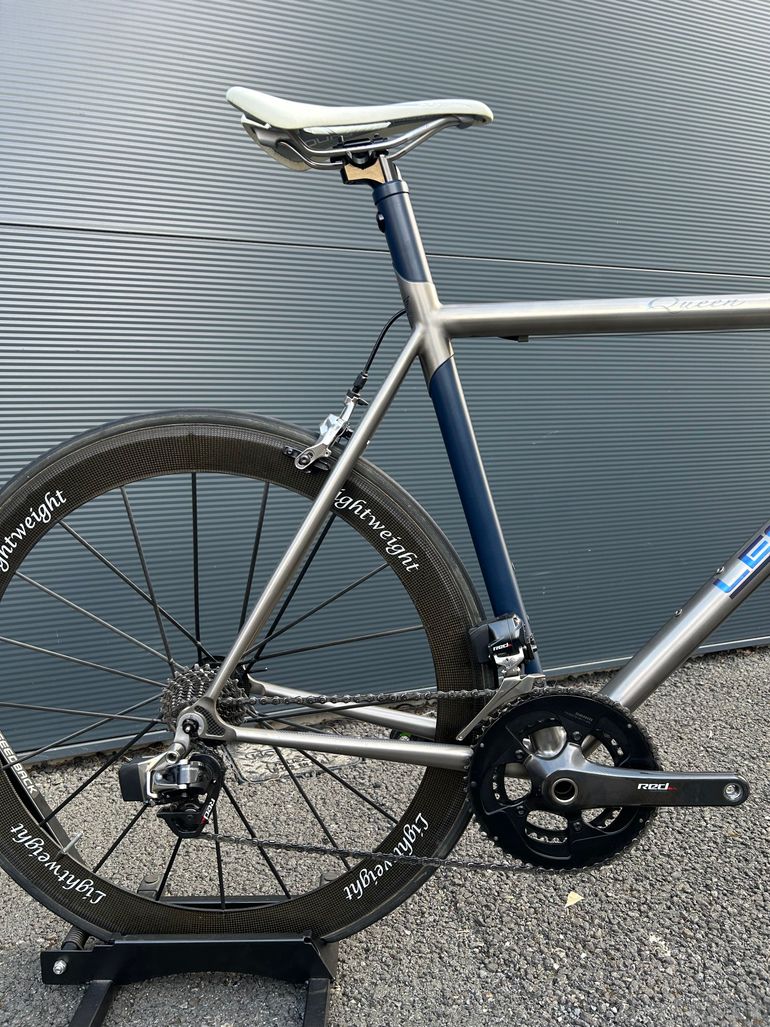 Gebrauchtes Legend Queen Titan – Vélo Route Titane Sur Mesure 2016 Road & Gravel, Hellgrau — Bild 3 von 4