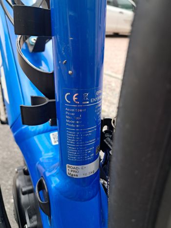 Used Giant Road E+ 1 Pro 2020 2020 Road & Gravel, Blue — image 5 of 14