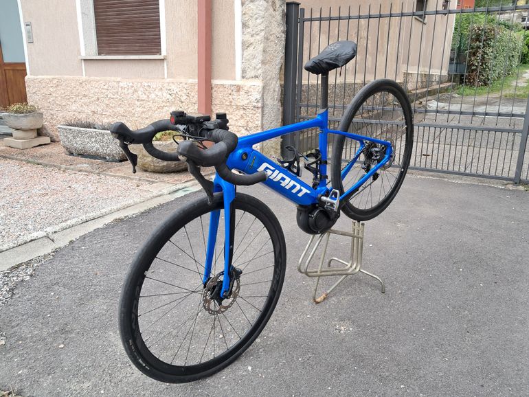 Used Giant Road E+ 1 Pro 2020 2020 Road & Gravel, Blue — image 12 of 14