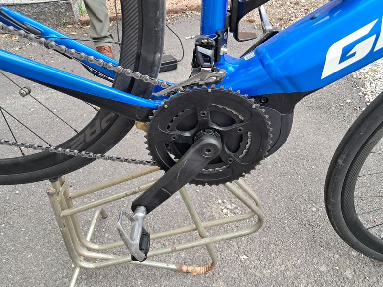 Used Giant Road E+ 1 Pro 2020 2020 Road & Gravel, Blue — image 10 of 14