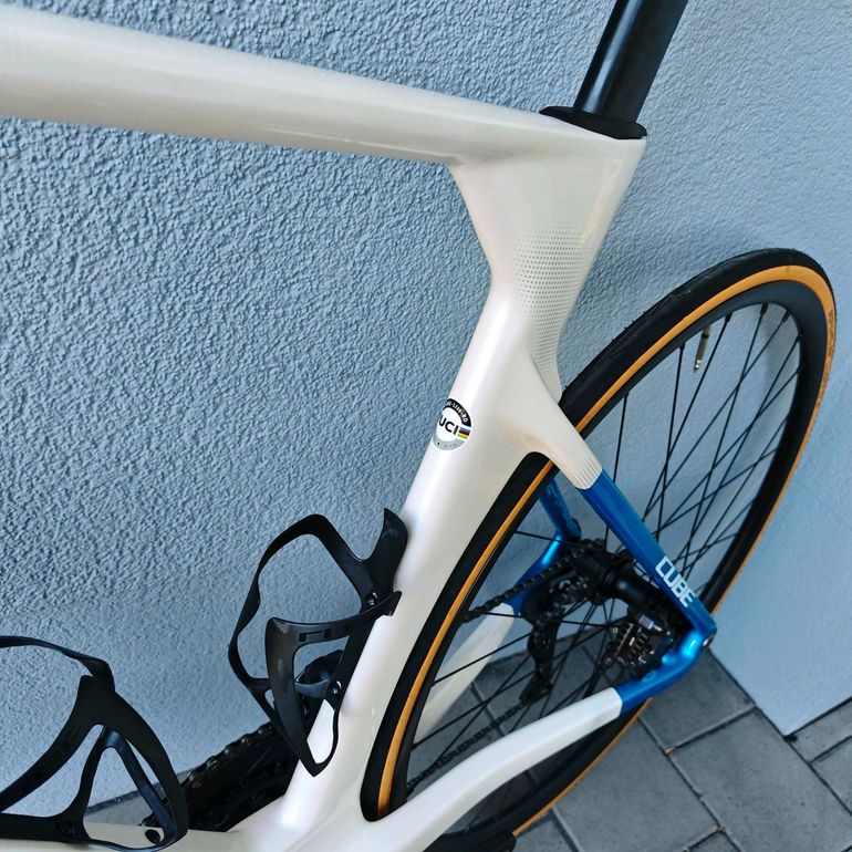 Used CUBE LITENING AERO C:68X, SLT 2026 2026 Road & Gravel, White — image 4 of 19