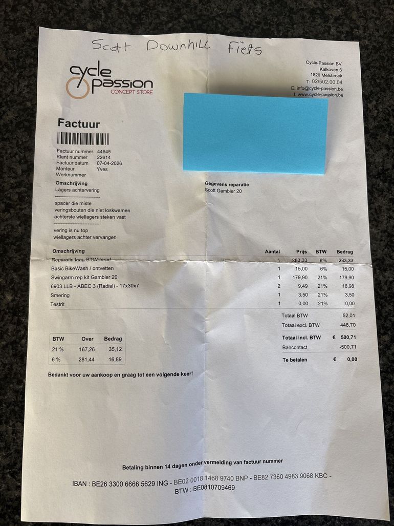 Brugt Scott Gambler 920 2020 2020 Mountainbike — billede 5 af 6