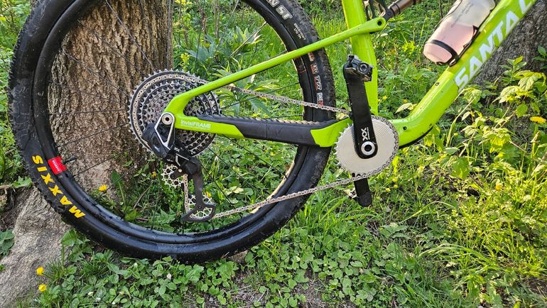 Used Santa Cruz BLUR XX AXS TR RSV / Carbon CC 2025 2025 Mountainbike, Green, 29 — image 3 of 3