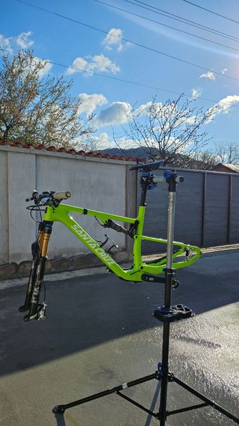 Used Santa Cruz BLUR XX AXS TR RSV / Carbon CC 2025 2025 Mountainbike, Green, 29 — image 2 of 3