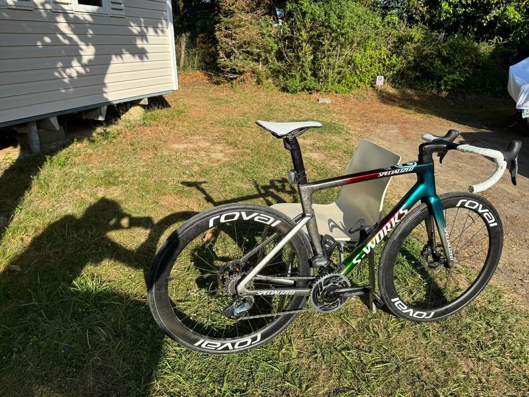 Used Specialized S-Works Tarmac SL7 Frameset - 2021 World Championship LTD 2022 2022 Road & Gravel, Light Gray — image 8 of 10