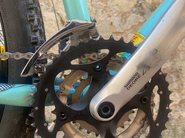 Used Bianchi Custom Shimano XTR 2004 Mountainbike, Green — image 4 of 24