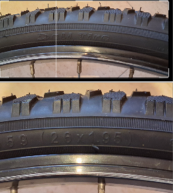 Gebrauchtes B’TWIN Custom Shimano Tourney 2019 Mountainbike, Hellgrau — Bild 9 von 10