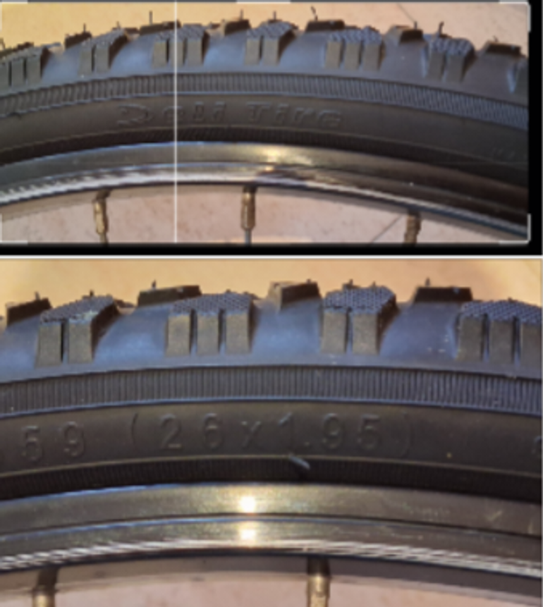 Gebrauchtes B’TWIN Custom Shimano Tourney 2019 Mountainbike, Hellgrau — Bild 9 von 10