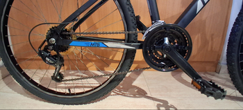 Gebrauchtes B’TWIN Custom Shimano Tourney 2019 Mountainbike, Hellgrau — Bild 4 von 10