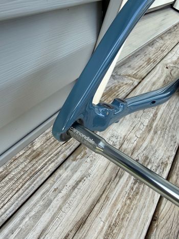 Used Cannondale SuperX LAB71 Frameset 2025 Frameset 2025 Road & Gravel, Blue — image 8 of 10