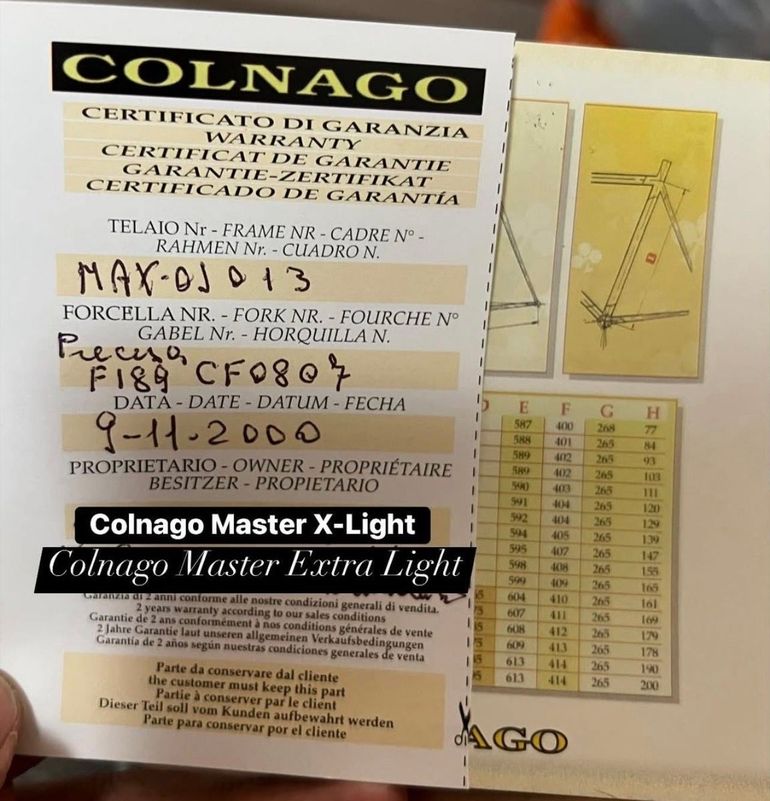 Used Colnago X Light Art Decor 2000 Road & Gravel, Blue — image 2 of 23