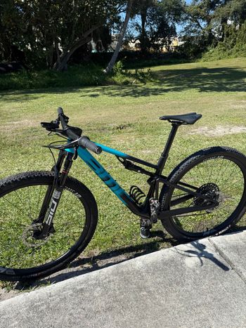 Used BMC Fourstroke 01 ONE 2023 2023 Mountainbike, Blue, 29 — image 2 of 10