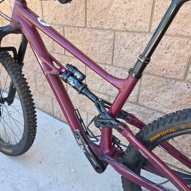 Used Specialized Status 140 2022 2022 Mountainbike, Red, 29, 27.5 — image 22 of 22