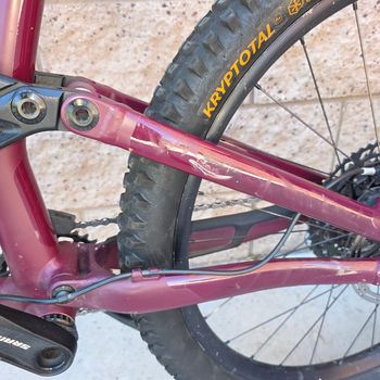 Used Specialized Status 140 2022 2022 Mountainbike, Red, 29, 27.5 — image 20 of 22