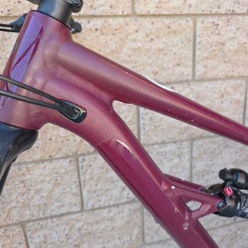 Used Specialized Status 140 2022 2022 Mountainbike, Red, 29, 27.5 — image 17 of 22