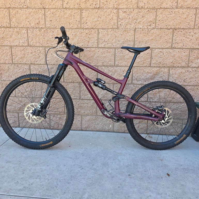 Used Specialized Status 140 2022 2022 Mountainbike, Red, 29, 27.5 — image 14 of 22